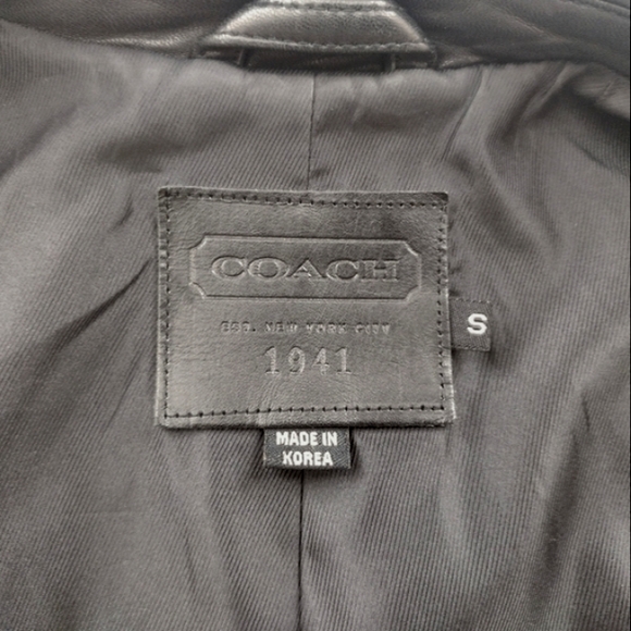 Vintage Coach 1941 Leather Zip Jacket - Picture 2 of 15